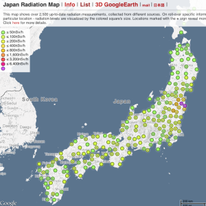 radioactivité japon